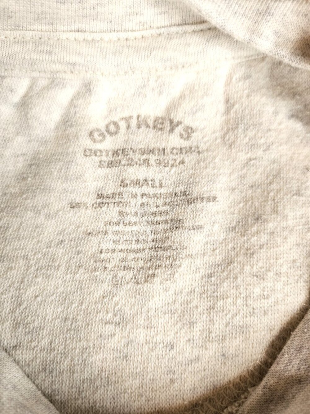 Gotkeys | Bar Harbor Maine Graphic Sweatshirt | Drawstring Hem | Gray | Size S - Picture 16 of 16